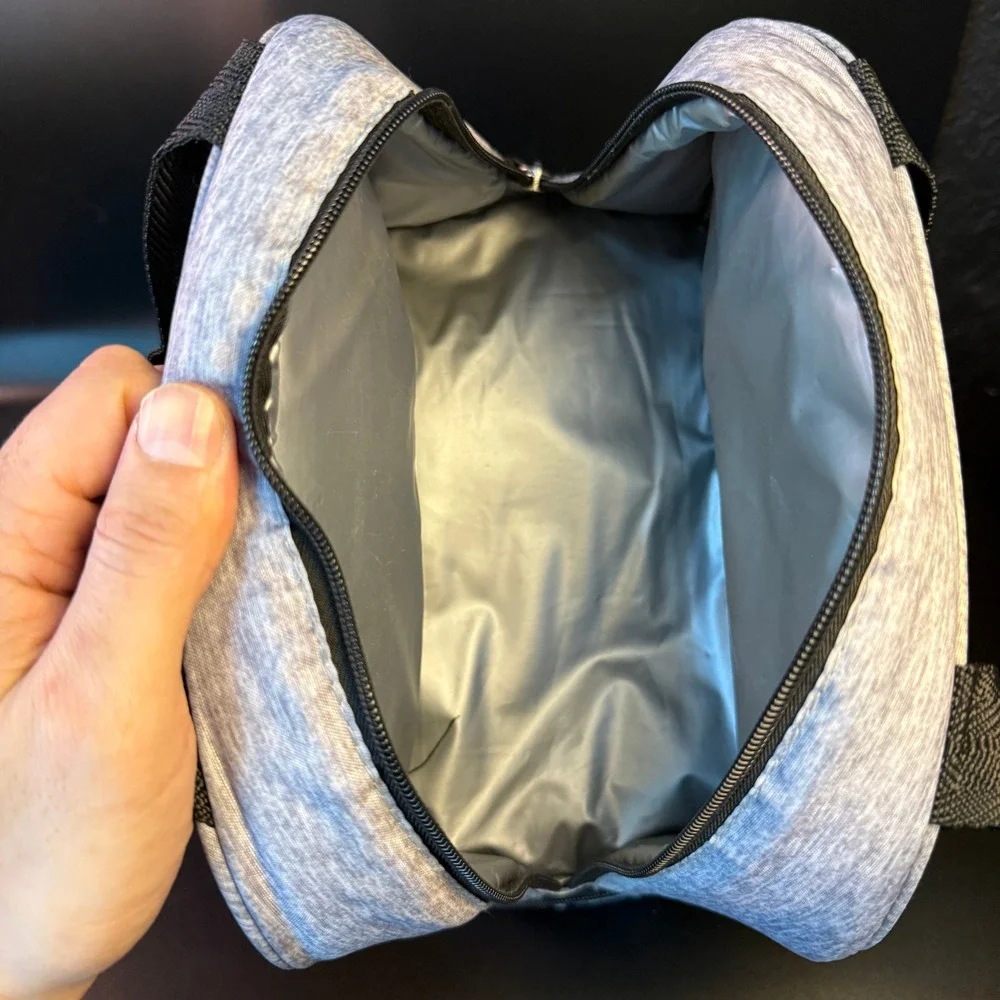 Igloo Dual Compartment Grey Polyester Insulated Lunch‎ Bag Unisex OS